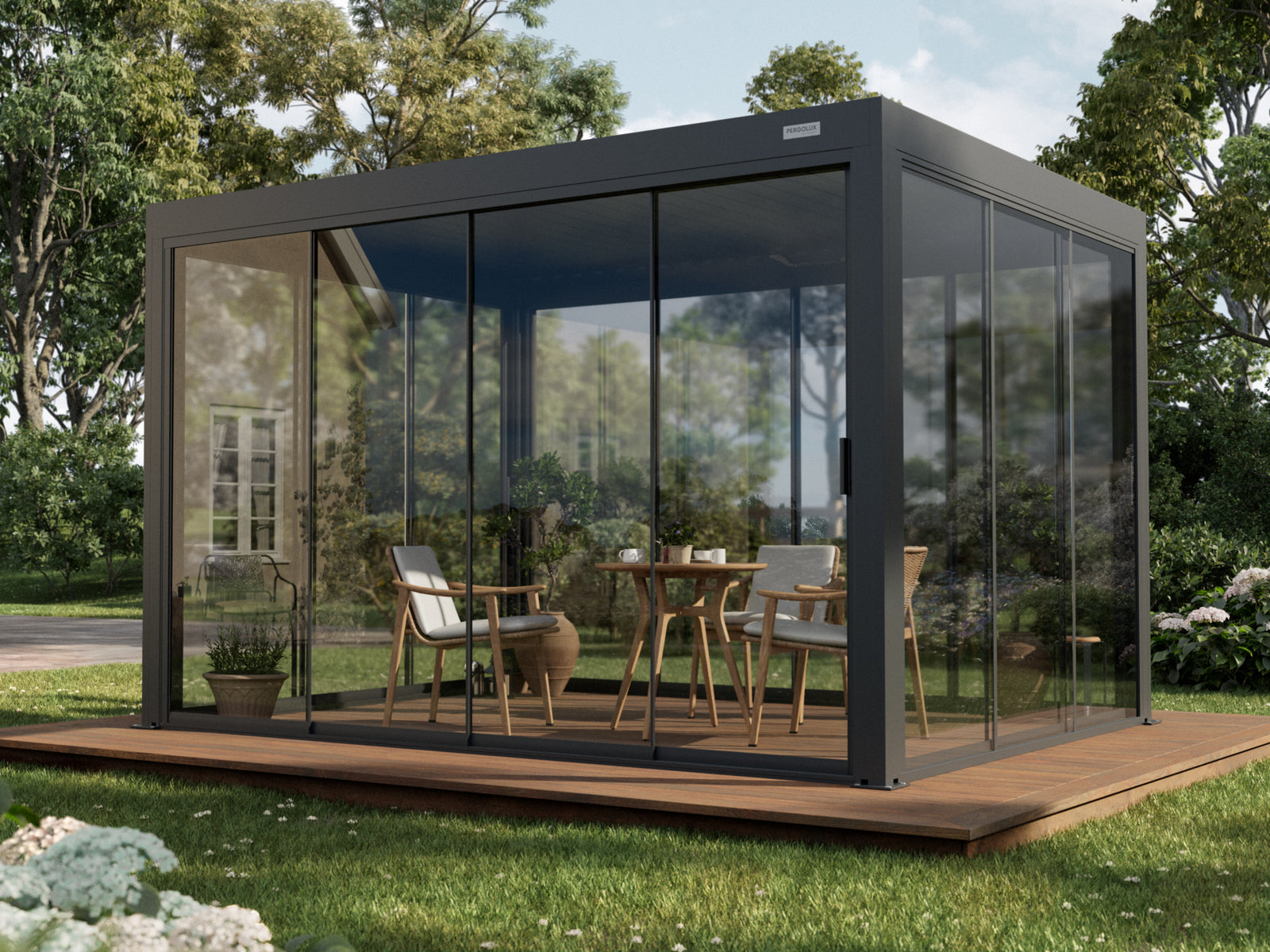 Design en sittegruppe for hagen din