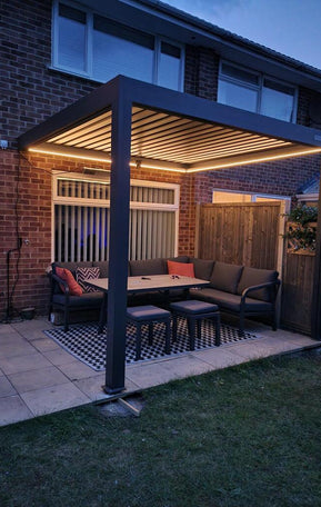 Pergola om natten
